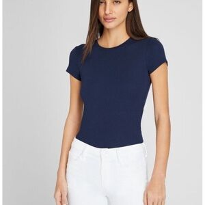 Club Monaco Blue Bowee Tee